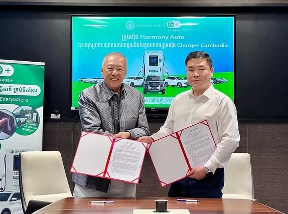 Charge+ Cambodia and Harmony Auto Sign MOU to Power Cambodia’s EV Future