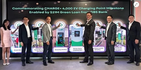 CHARGE+ crosses 4,000 EV charging points across Singapore