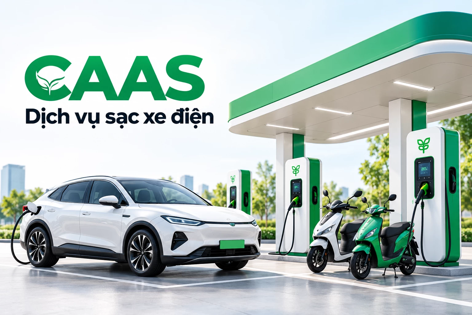 CAAS – Dịch vụ sạc xe điện